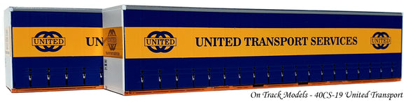 40CS-19 United Transport Services 40' Curtain Sided Containers