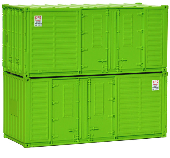 Cod Storage Container COD-1 COD Transport 20' Ventilated Container – On Track Models