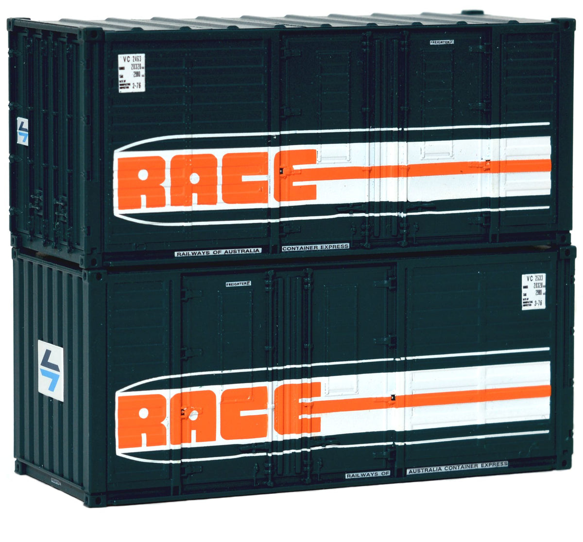 VC-2 NSWPTC RACE 20' Ventilated Container – On Track Models